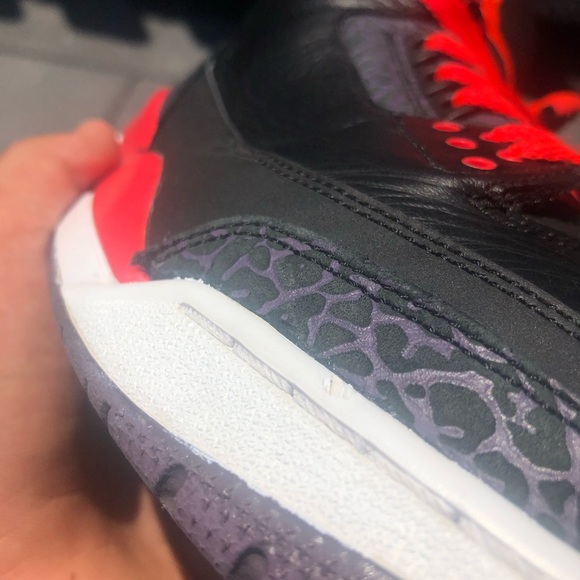 Jordan 3 crimson size 11.5 no og box 9/10 con - Picture 7 of 9